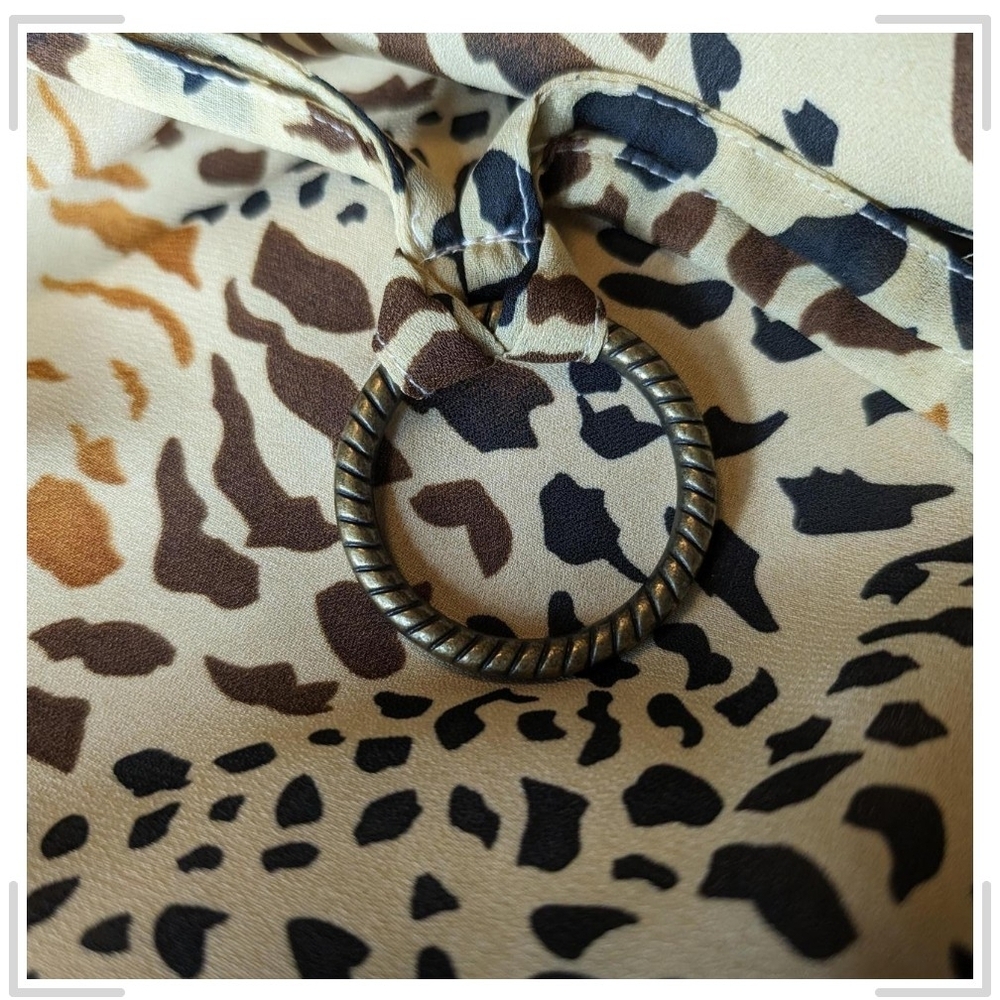 Pre-owned Attyre Animal Print A-Line Skirt - Picture 6 of 6